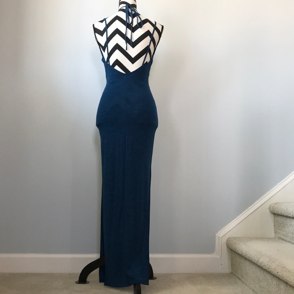 1 LG LEFT Teal Maxi Dress - Picture 5 of 7